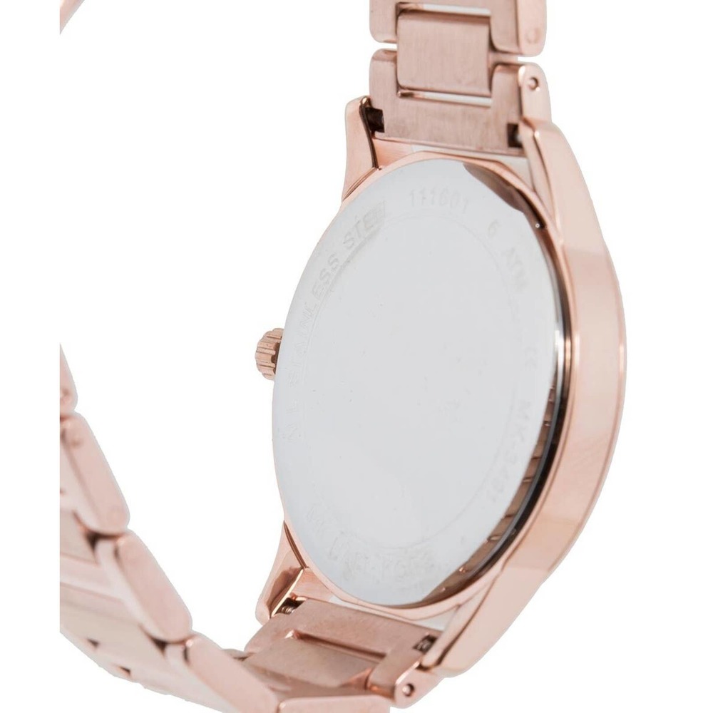 Michael Kors HARTMAN Rose Gold-Tone SS Bracelet Watch MK3491 New $225 - Picture 5 of 7